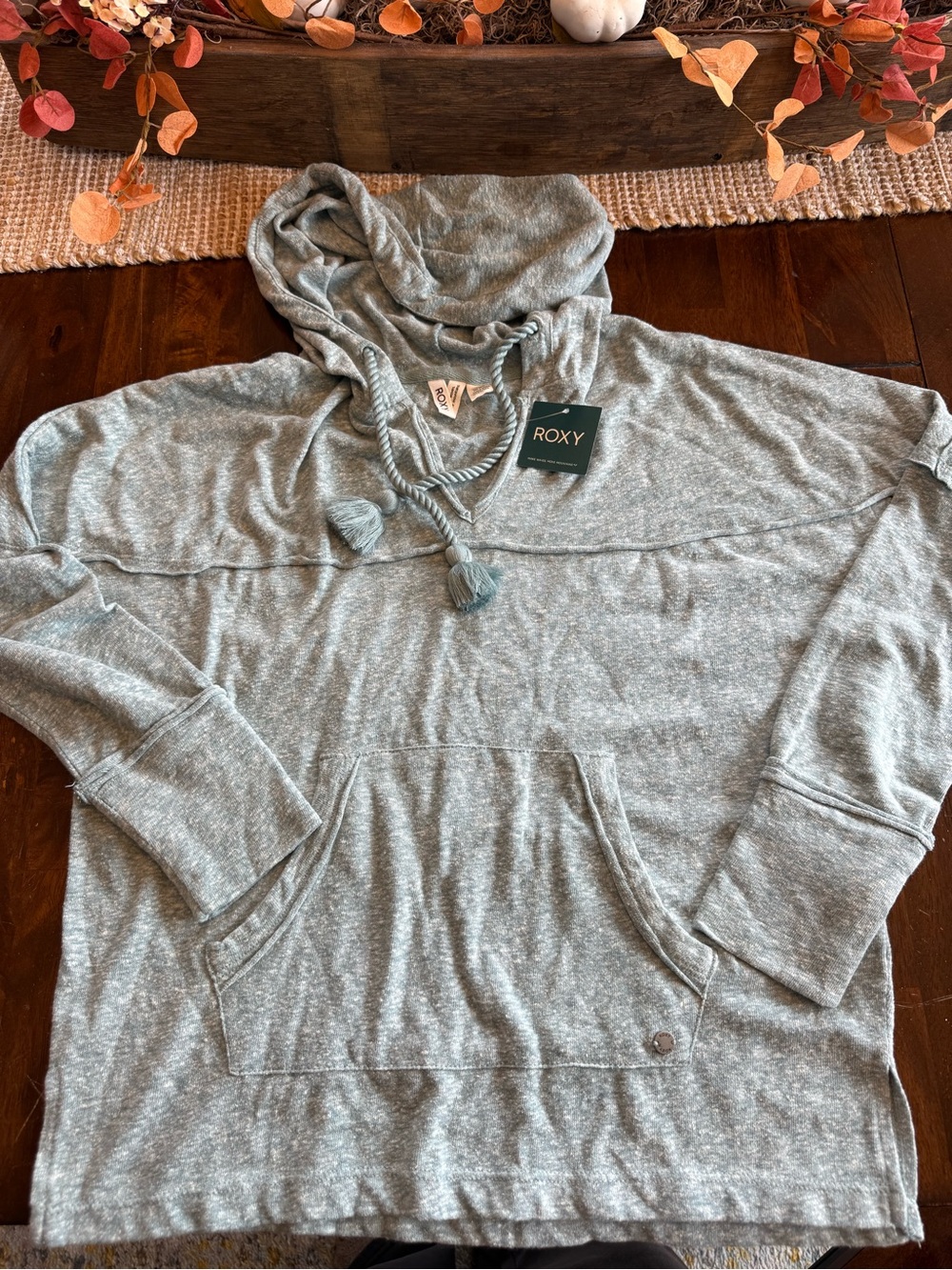 Roxy Women’s Teal Hooded Pullover